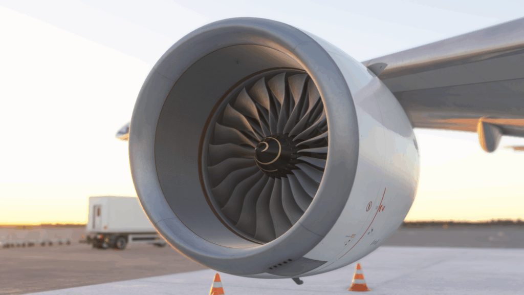 iniBuilds A350 engine shot
