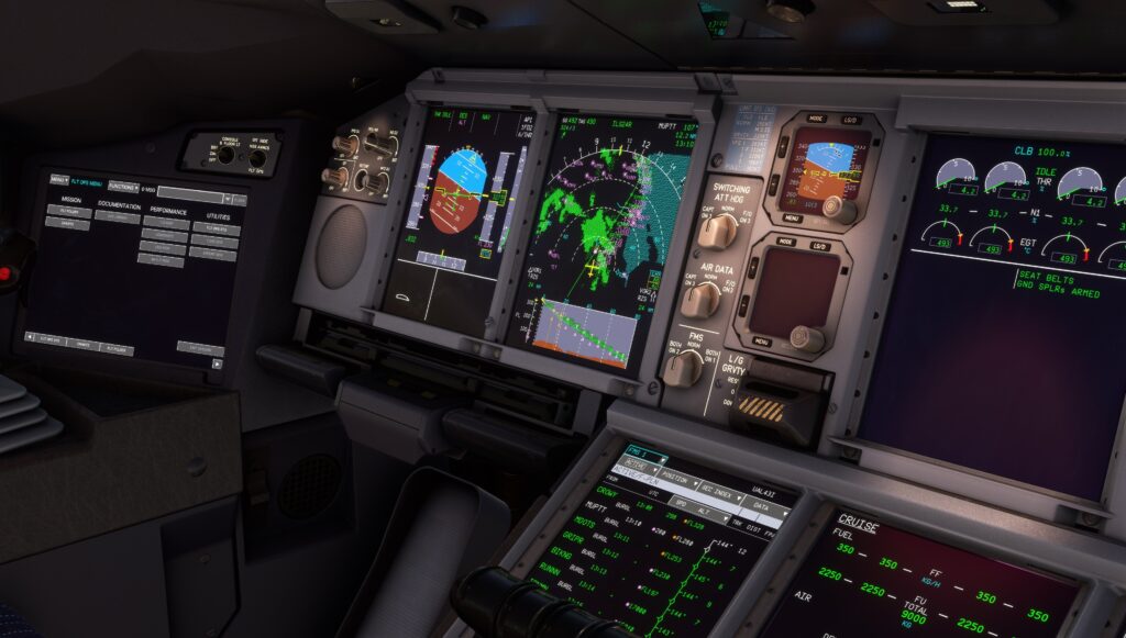 FlybyWire A380X Cockpit