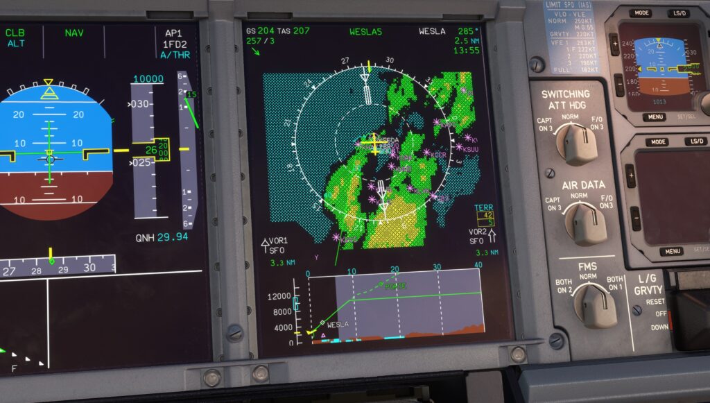 FlybyWire A380X Cockpit VD 2