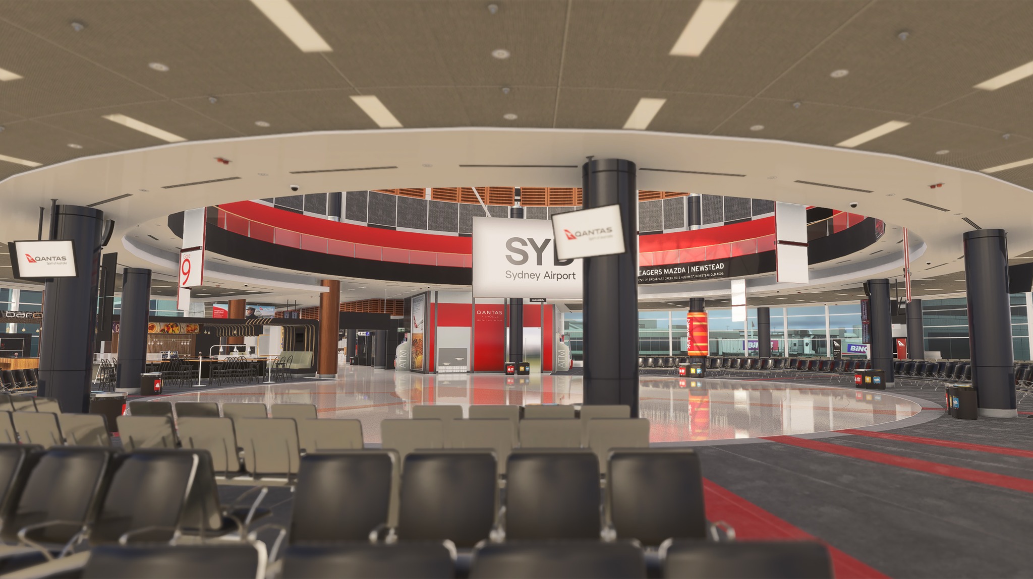 Sydney Airport Interior in MSFS
