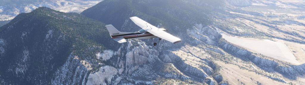 Cessna Skylane cruising in MSFS 2024