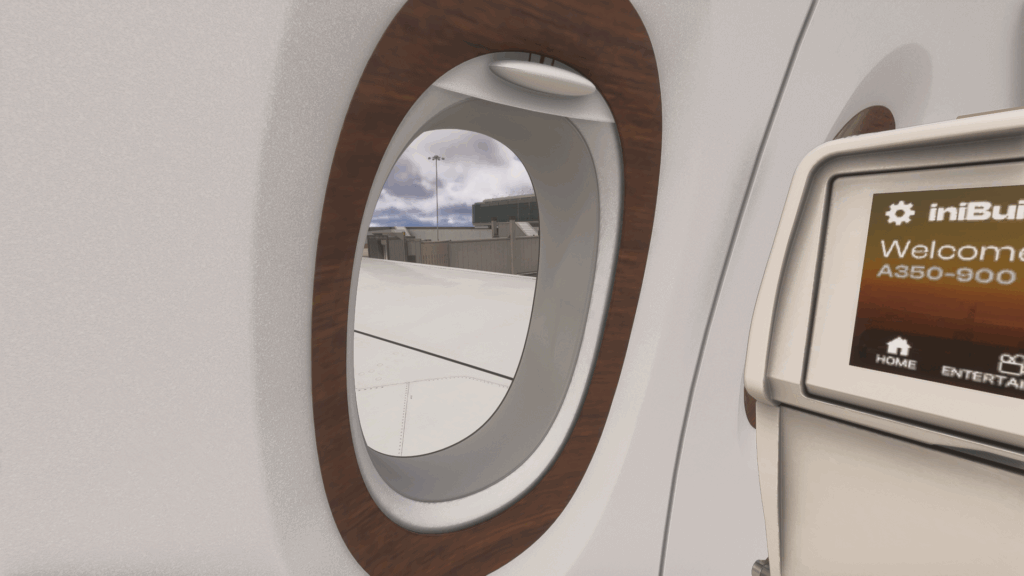 iniBuilds A350 Window
