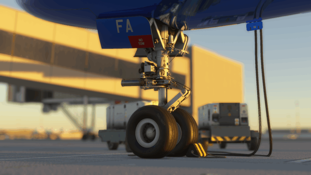 iniBuilds A350 ITA gear