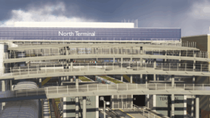 iniBuilds Gatwick North Terminal Exterior