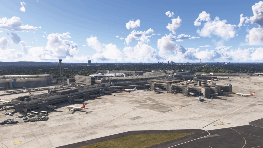 MK Studios D&uuml;sseldorf Airport ariel