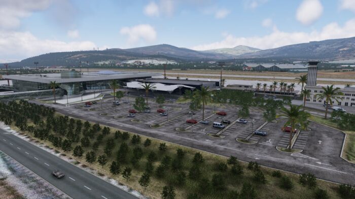 Aerosoft Split Airport (LDSP) Airport and car park