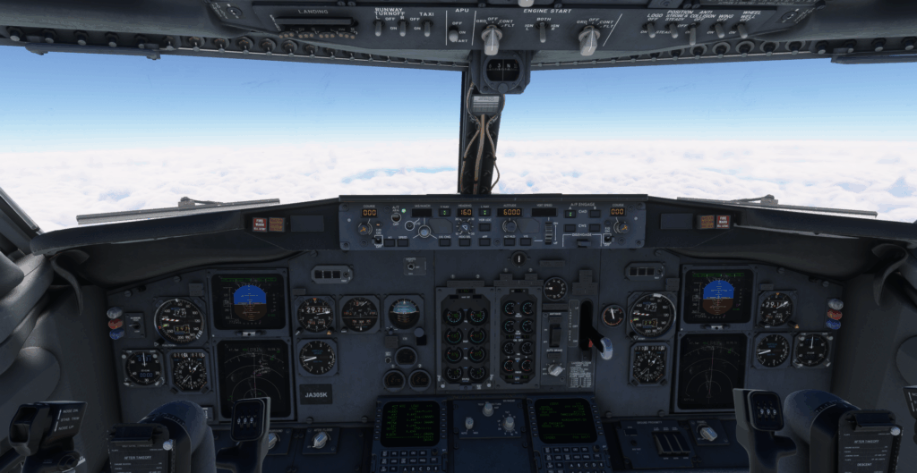 Image showing the cockpit of the CSS 737