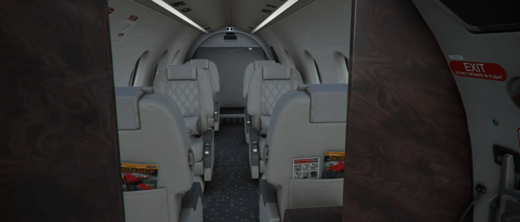 Pilatus PC-12 NG cabin preview