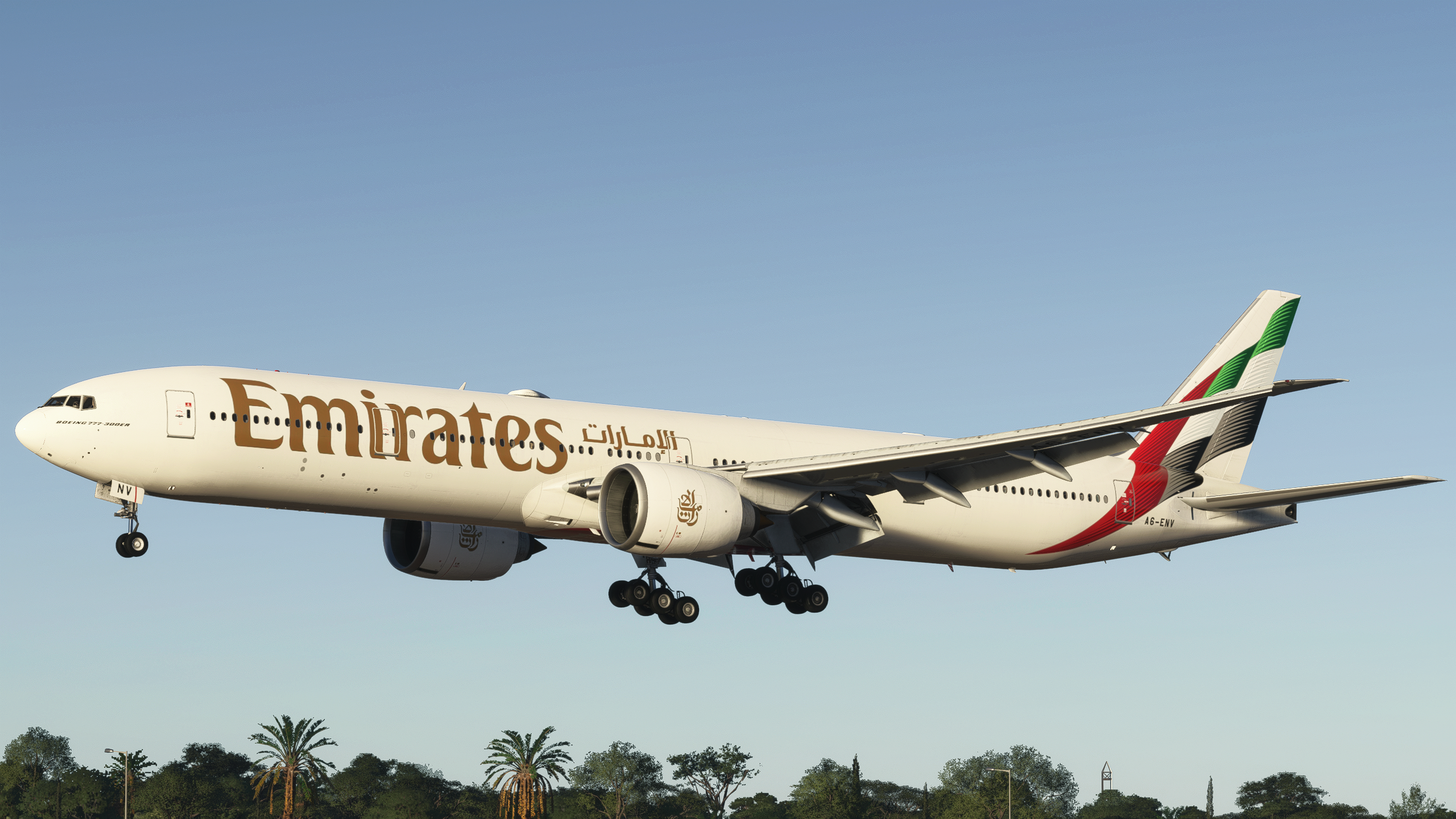 PMDG 777-300ER landing in Microsoft Flight Simulator 2024 (credit: Dani Zijlmans)