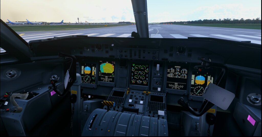 Majestic Dash 8-Q400 cockpit in MSFS