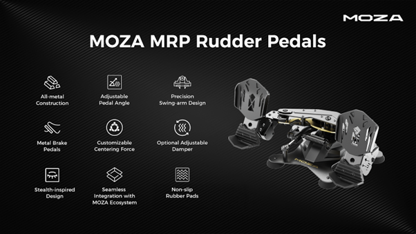 Moza Rudder Pedals
