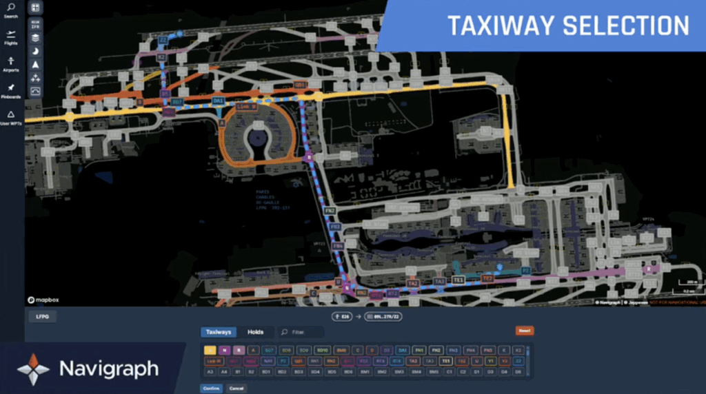 Navigraph FSExpo 2025 New Feature Taxiway Selection
