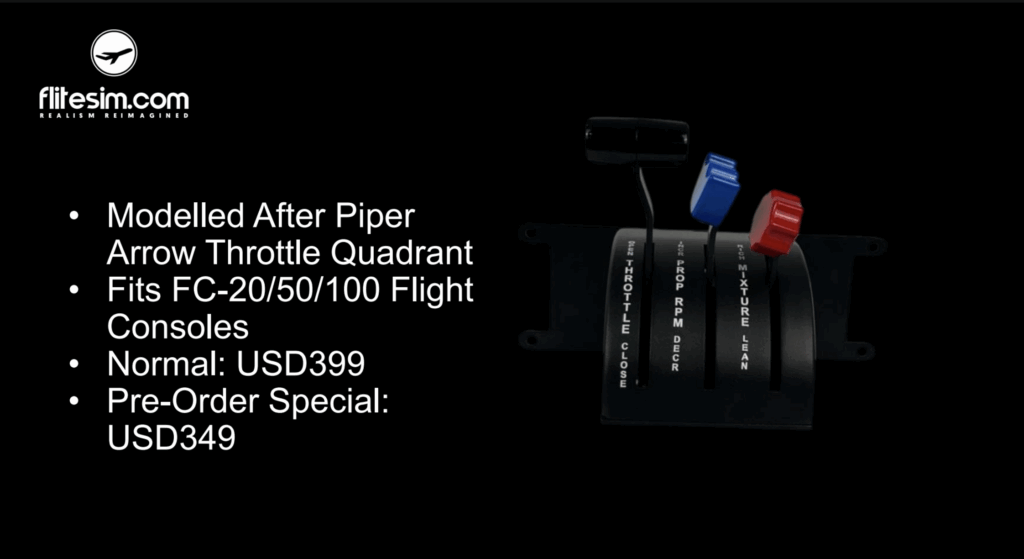 FliteSim.com Quadrant for Piper Arrow