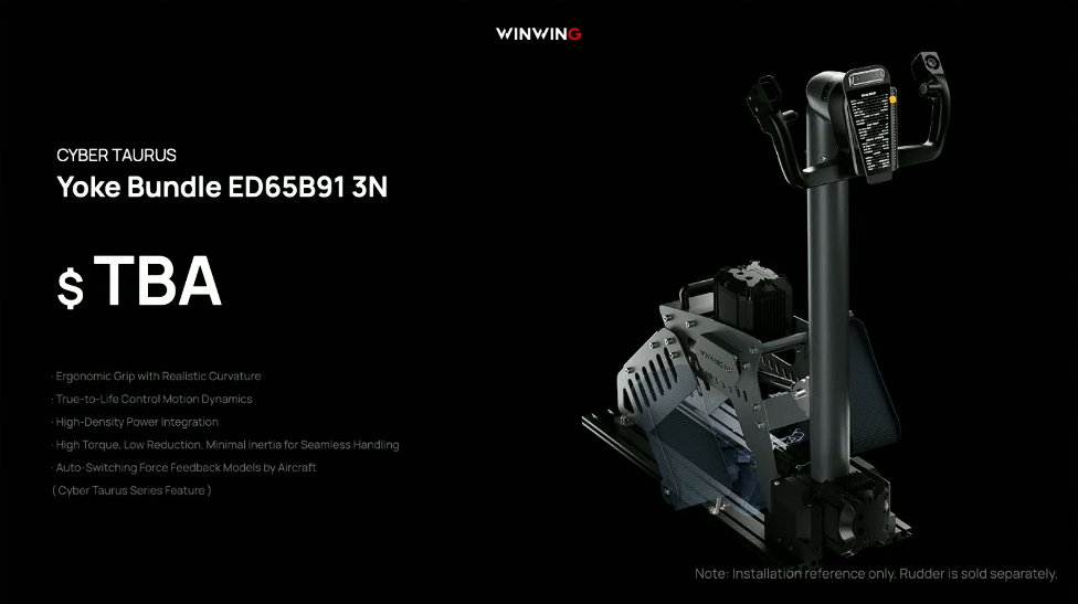 WINWING Cyber Taurus Boeing yoke