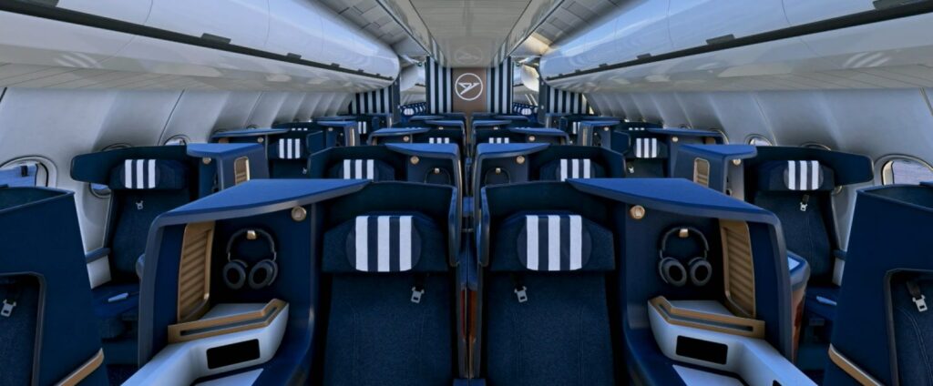 A330neo shot showing the cabin