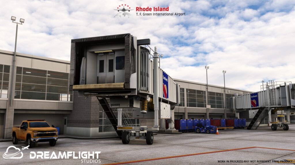 Dreamflight Studios Providence Airport jetway