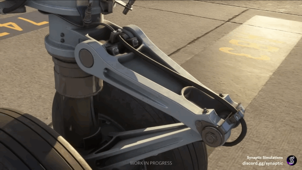 Synaptic Simulations A220 FSexpo and Livestream Landing Gear