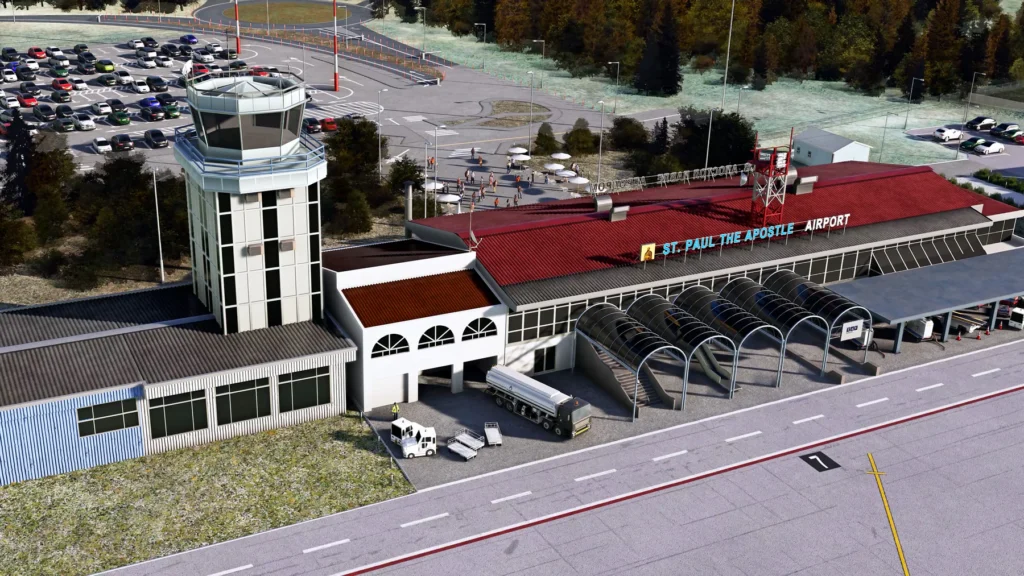 SoFly Ohrid Airport Bird's Eye View