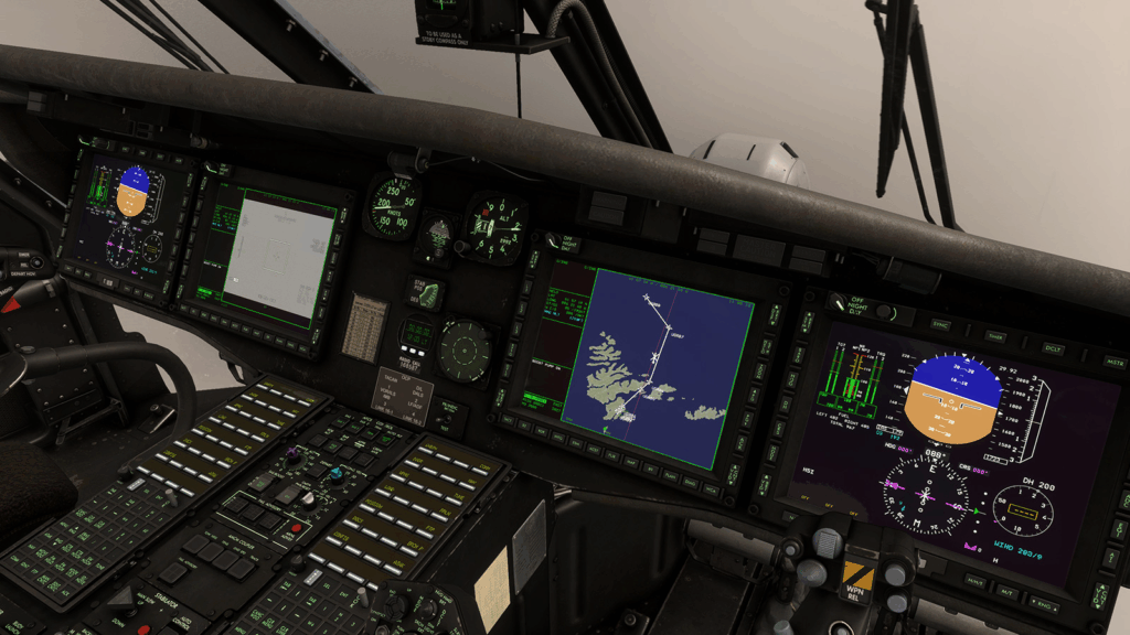 Blackbird Simulations MH60 cockpit