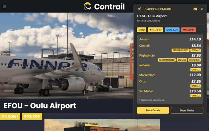 FS Addon Compare Contrail
