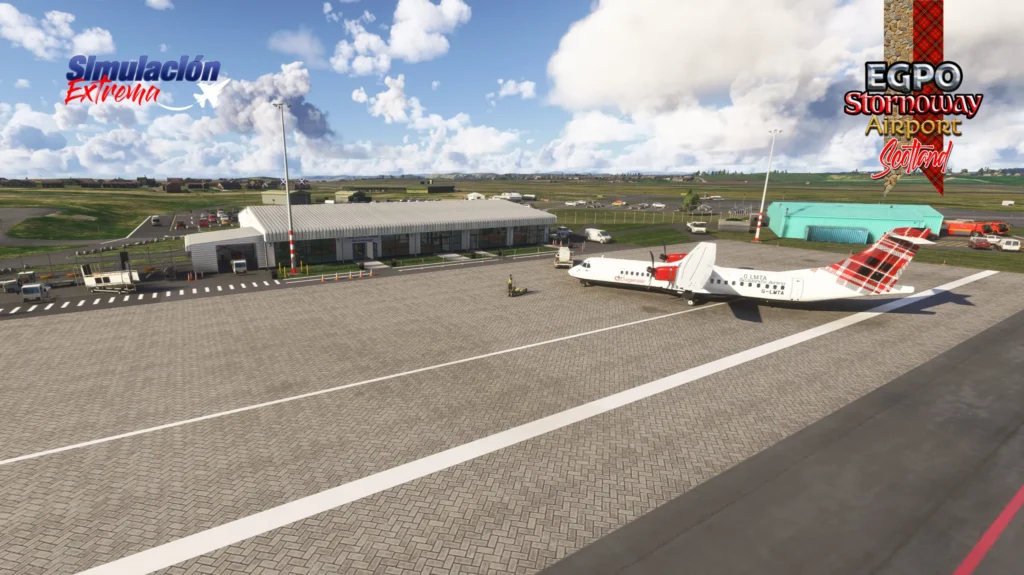A view of the main terminal.