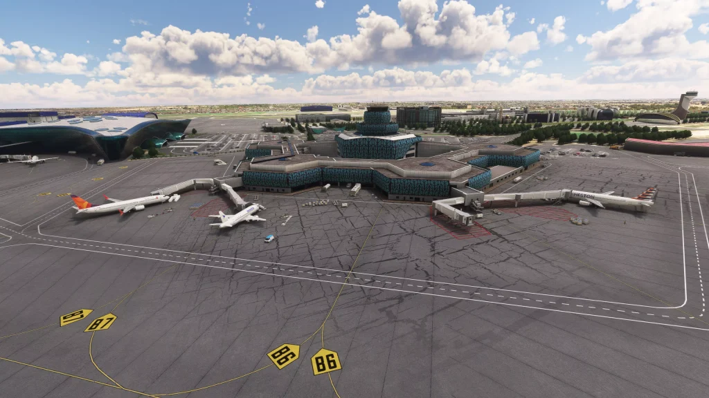 Ac Design's Heydar Aliev International airport terminal and apron. 