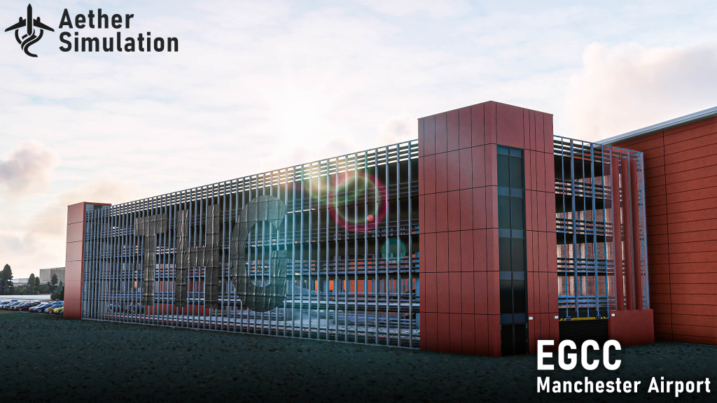 Multi-Storey car park at EGCC from Aether Simulations - WIP