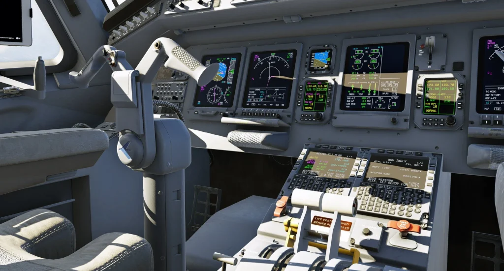 X-Crafts ERJ Family 2.0 cockpit yoke and avionics preview.