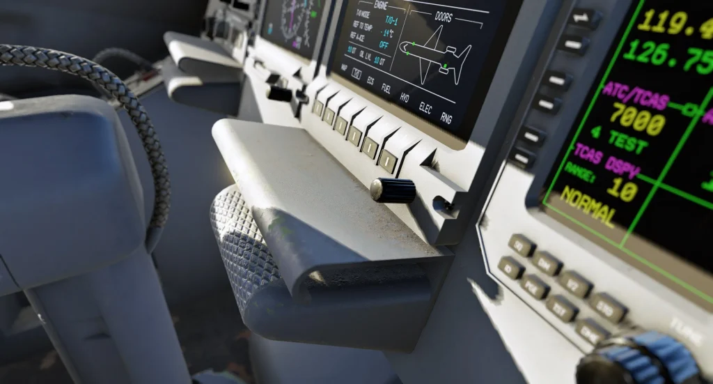 X-Crafts ERJ Family 2.0 cockpit preview.