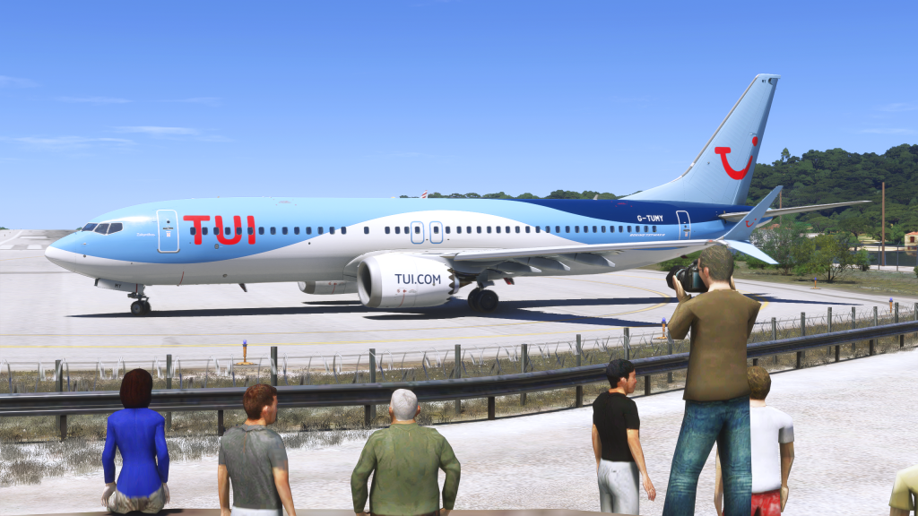 iFly 737 MAX TUI in Skiathos (Credit: Dani Zijlmans)