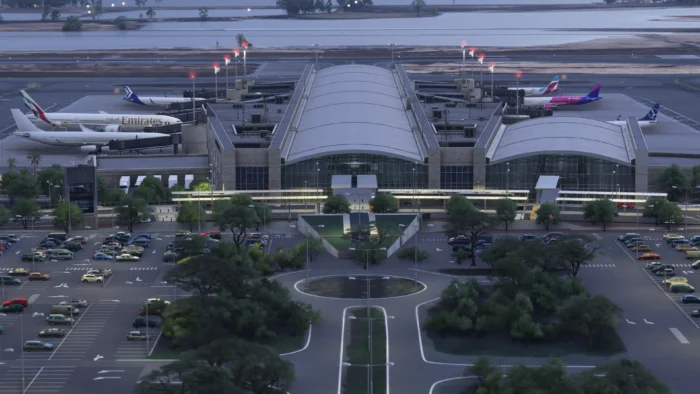 iniBuilds Larnaca Airport Landside