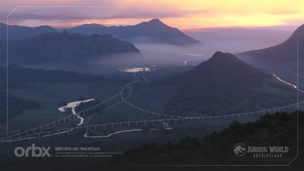 Isla Nublar in MSFS, modelled by Orbx.