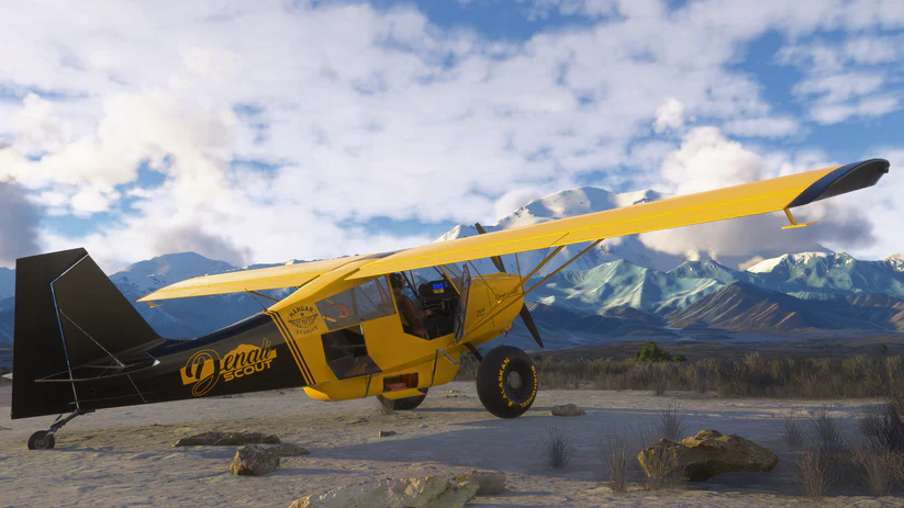 The ACA Scout in MSFS wearing one of 25 liveries available at launch.