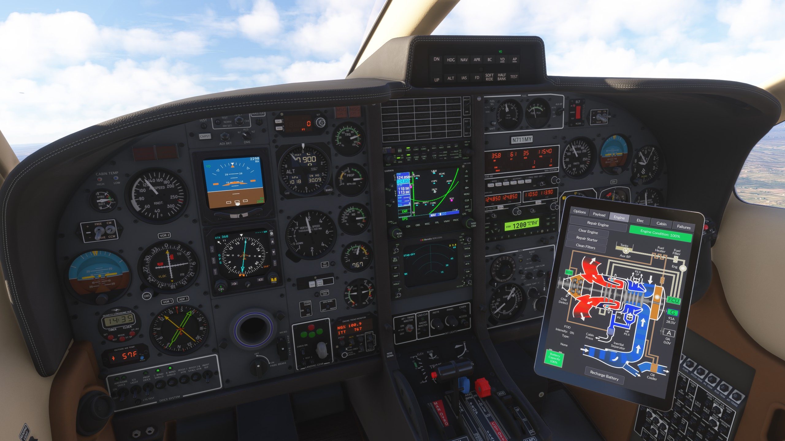 Black Square TBM 850 MSFS 2024