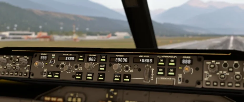 Showcase of the Airfoil Labs 737 MAX Mode Control Panel testing all displays and illuminated switches.