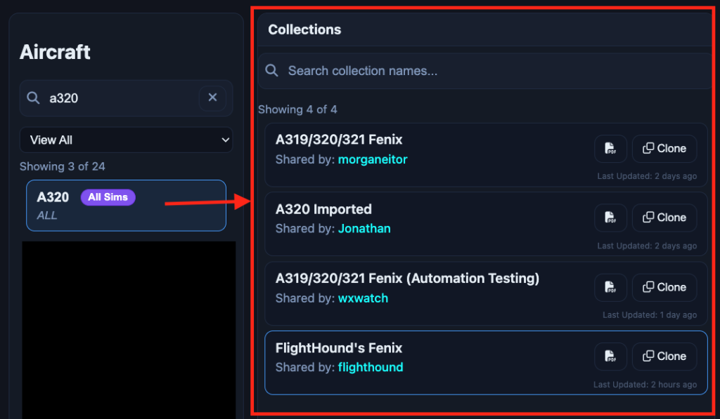 SayIntentions AI Checklist Tuner Aircraft Management Page