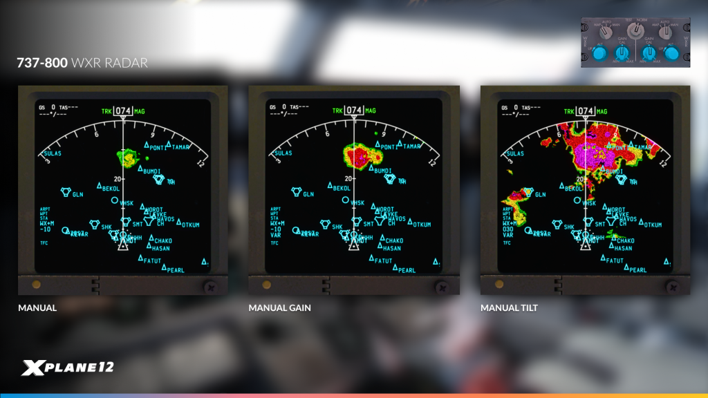 X-Plane 12.3.0 Weather Radar Options