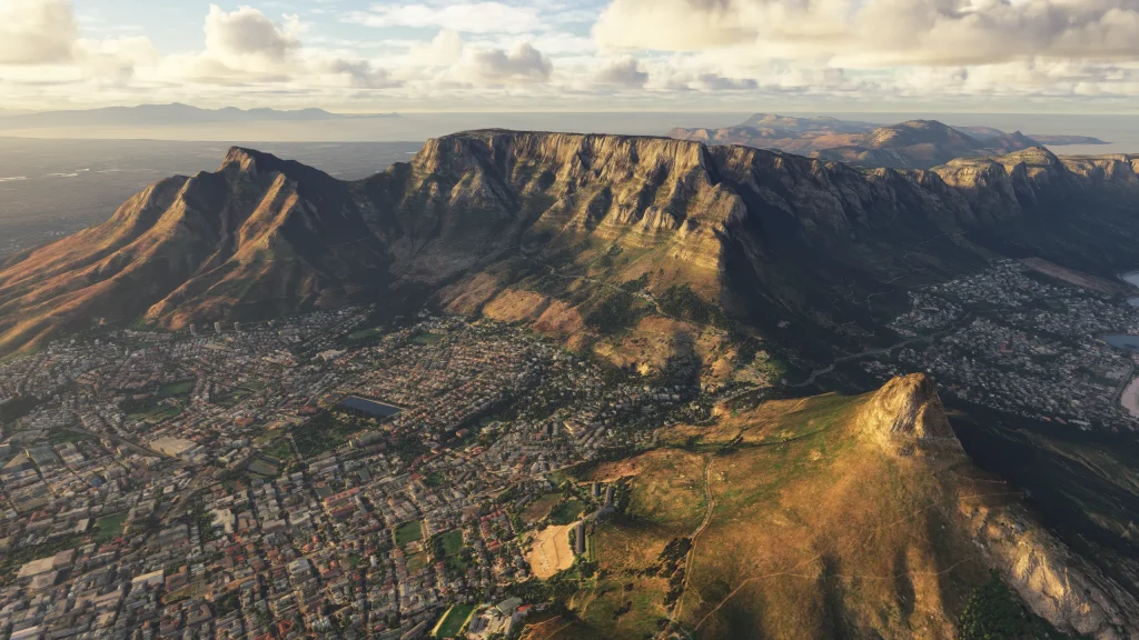 iniBuilds Cape Peninsula detailed terrain mesh