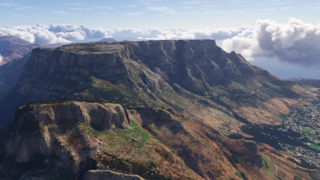 iniBuilds Cape Peninsula detailed terrain mesh