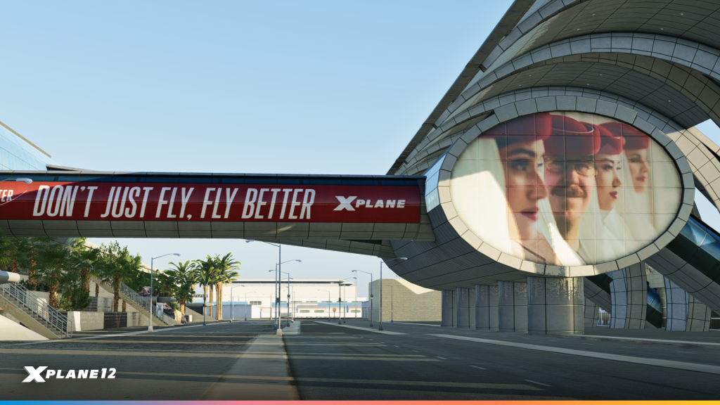 X-Plane 12.3.0 Dubai Airport (OMDB) Overhaul Landside