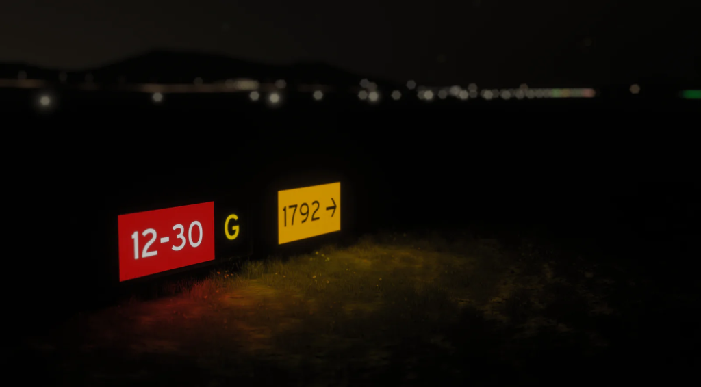 Detailed markings are present in AUscene's scenery.