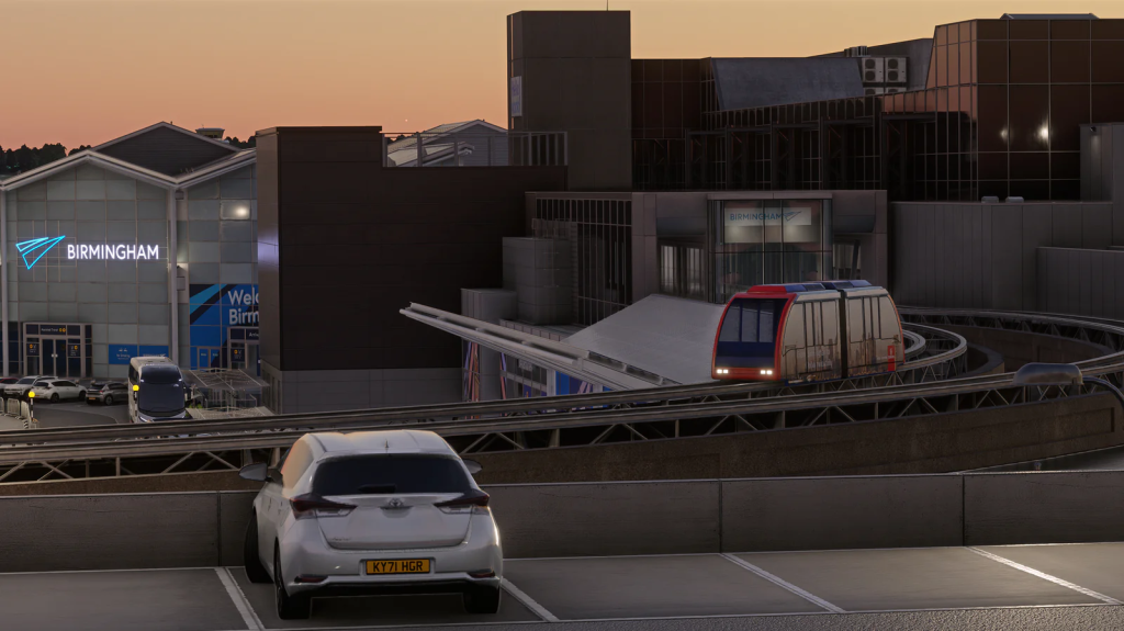 The rebranding can be seen on most materials in the MSFS scenery.