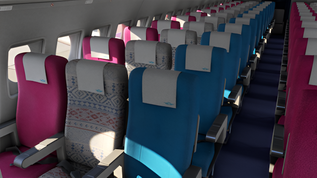 Just Flight Fokker F28 MSFS 2024 cabin variant 2