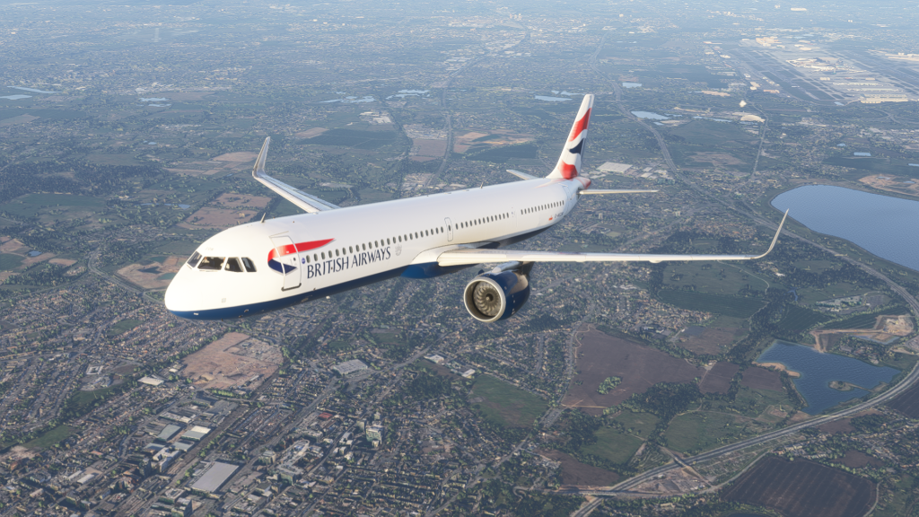 FSLabs A321 NEO Review BAW in MSFS 2024 departing