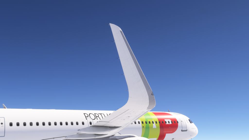 FSLabs A321 NEO Review sharklet detail