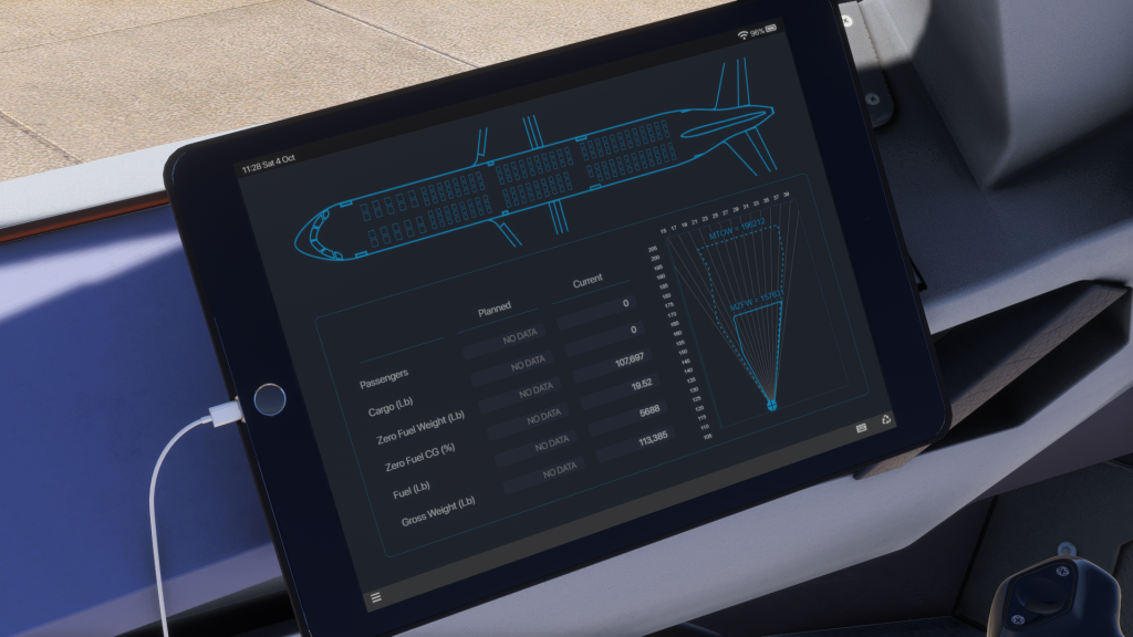 FSLabs A321 NEO Review EFB loadsheet