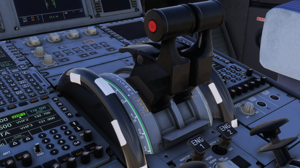FSLabs A321 NEO Review Cockpit Throttle