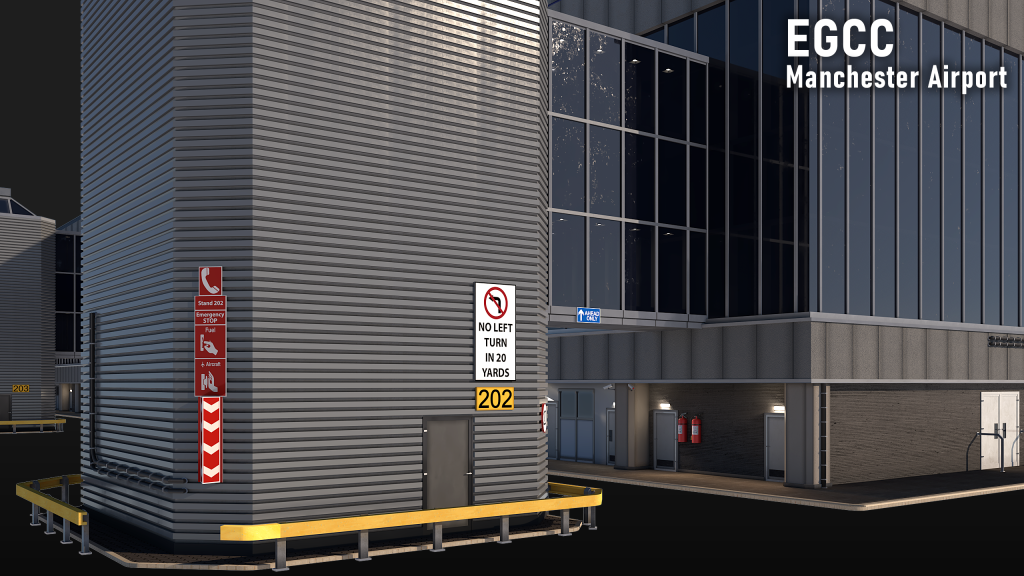 Aether Simulations EGCC Terminal building WIP