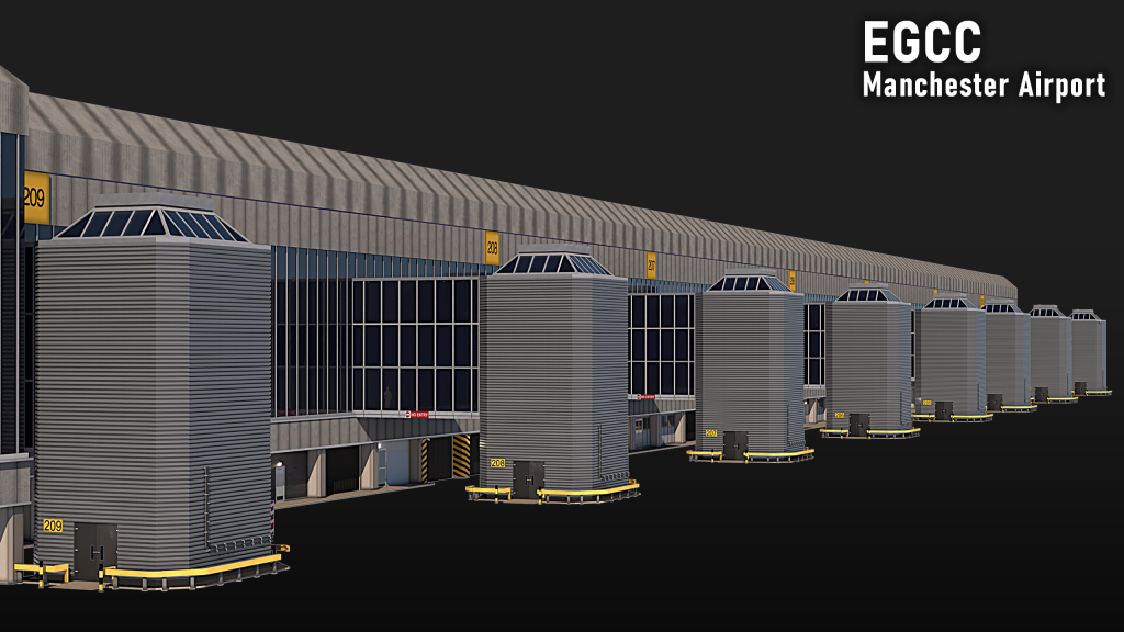 EGCC Main terminal for MSFS by Aether Simulations