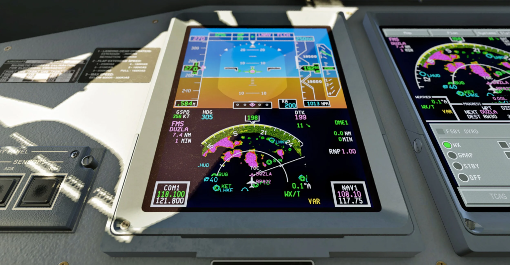 X-Crafts E-Jet cockpit view
